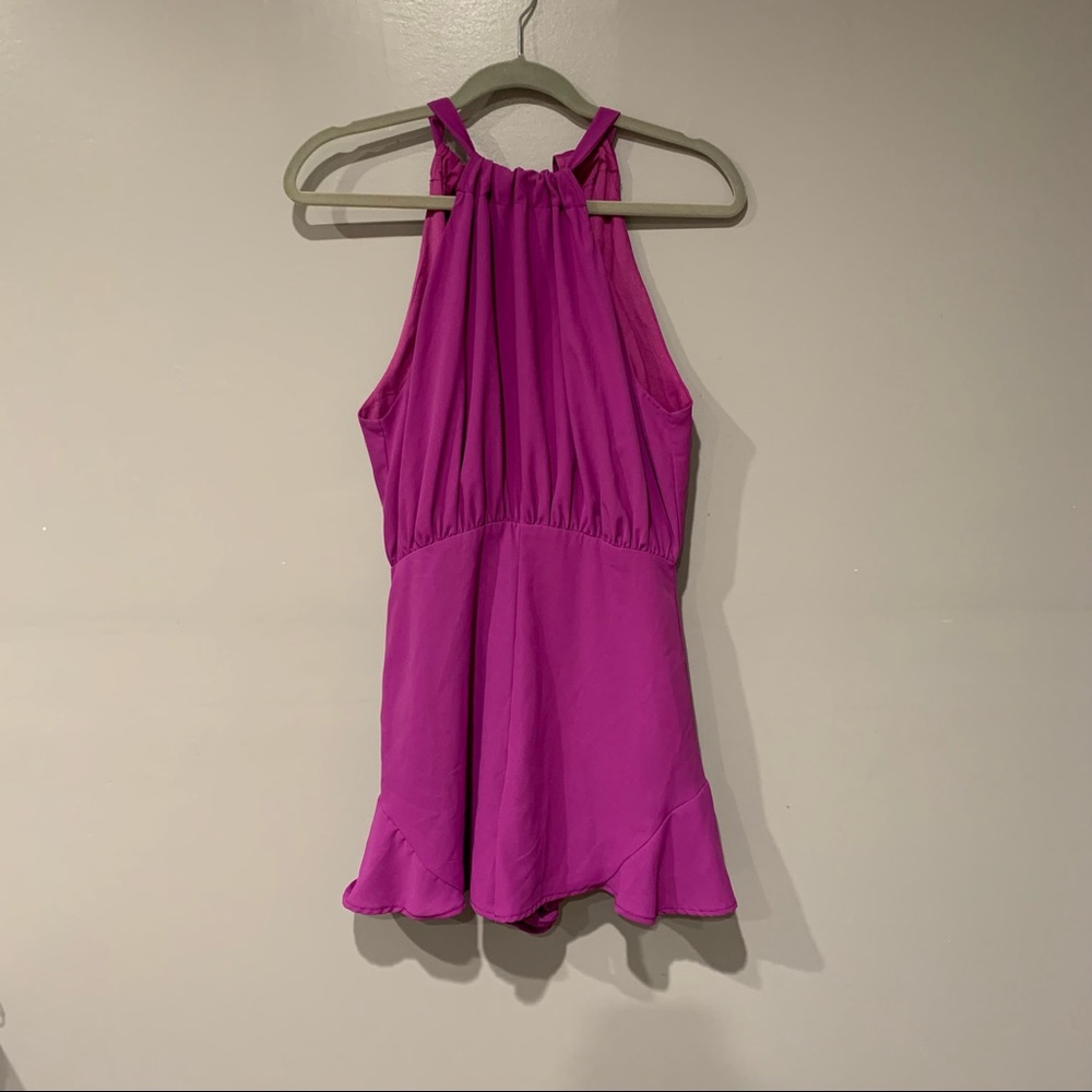Elegant Pink Sleeveless Jumpsuit